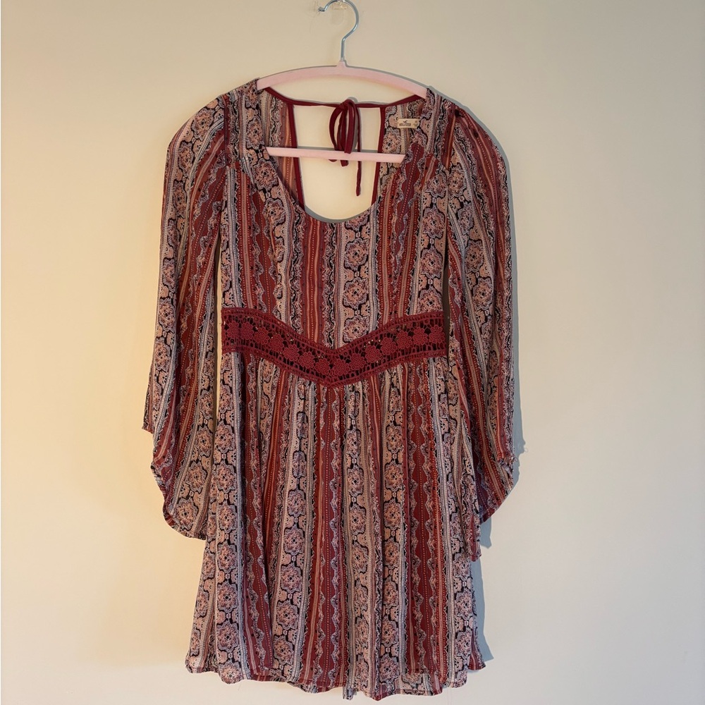 Hollister Bohemian Flowy Mini Dress Size XS
